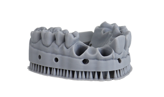 Use case Dental Model Pro Grey upper model Resin for SLA DLP LCD MSLA 3D Printing