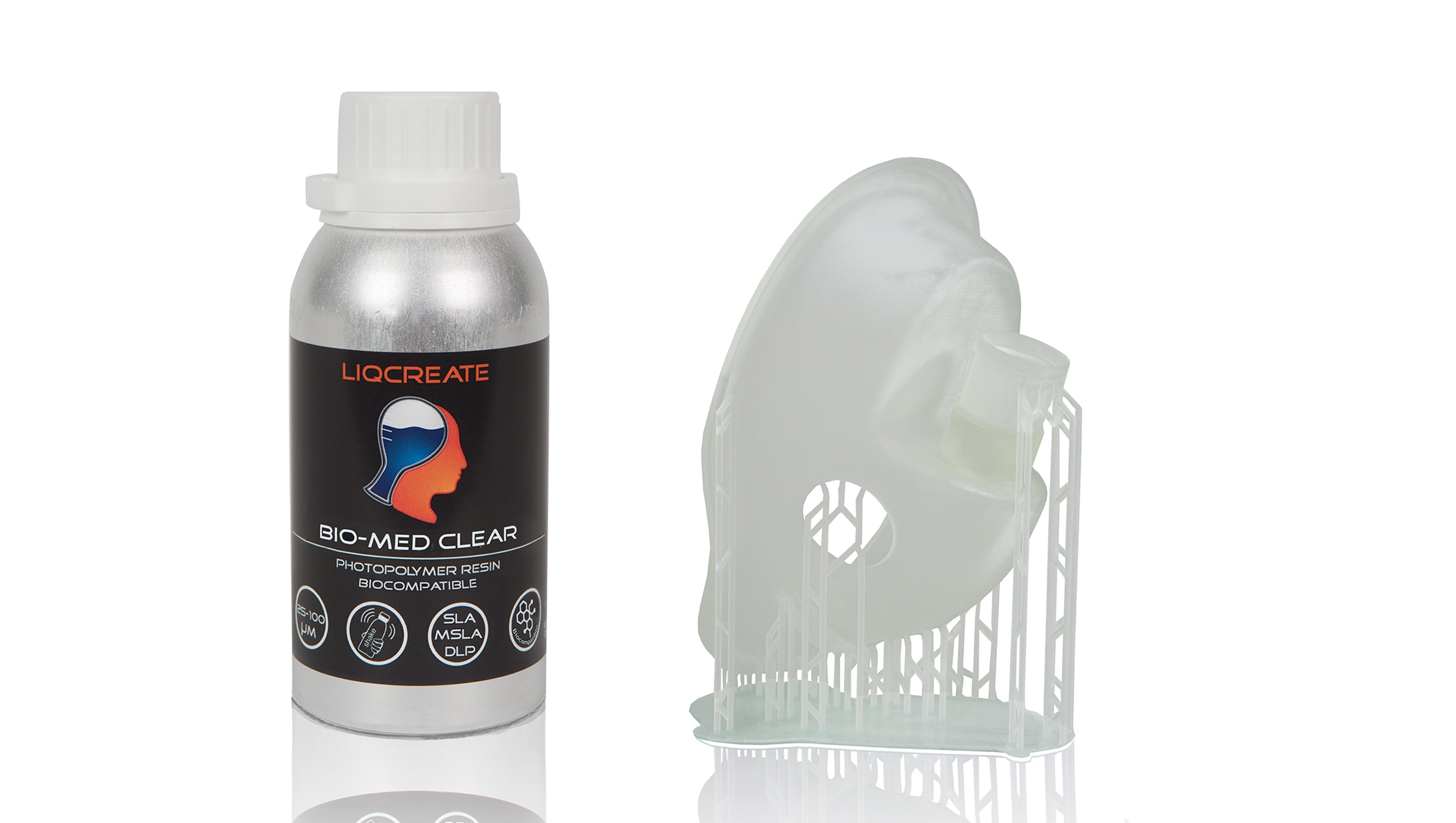 Biocompatible 3D-printing resin for MSLA, DLP, SLA and LCD