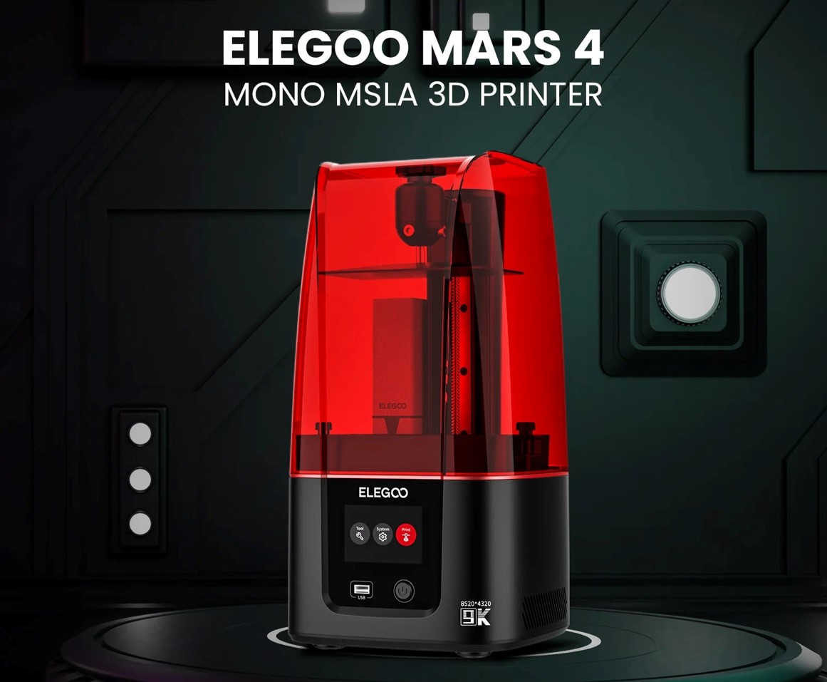 Elegoo Mars 4 resin 3D-printer liqcreate dental jewelry engineering manufacturing dentistry technology LCD DLP 9K resina photopolymer