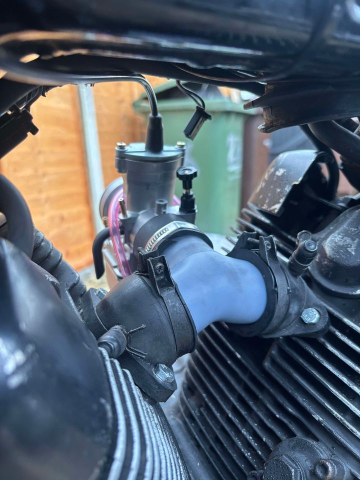 Yamaha Virago 750 manifold carburator liqcreate resin 3D-printing motorbike strong-x strong